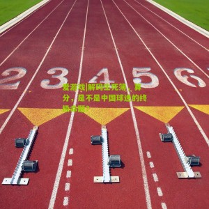爱游戏|解码生死簿，算分，是不是中国球迷的终极命题？